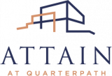 Attain at Quarterpath Primary Logo Onyx