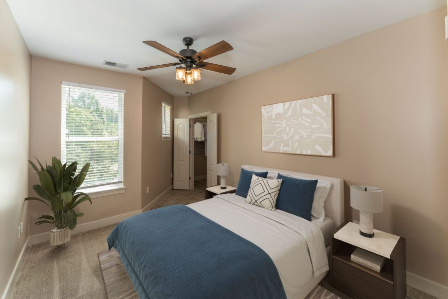 Attain at Quarterpath cozy bedroom with large closet